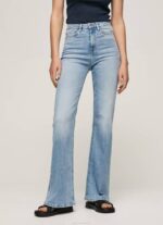 žene traper willa lepršave traperice visokog struka Pepe Jeans JZ8H59 - Slika 2
