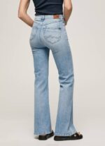 žene traper willa lepršave traperice visokog struka Pepe Jeans JZ8H59 - Slika 4