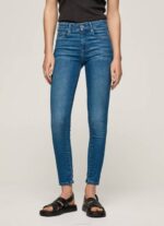 žene traper zoe uske traperice srednje veličine Pepe Jeans JZ8H40 - Slika 2