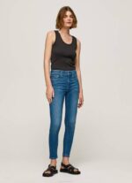 žene traper zoe uske traperice srednje veličine Pepe Jeans JZ8H40