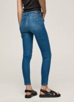žene traper zoe uske traperice srednje veličine Pepe Jeans JZ8H40 - Slika 4