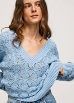 žene zaljev ažurni dres opuštenog kroja Pepe Jeans JZ8H229