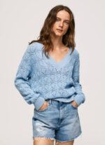 žene zaljev ažurni dres opuštenog kroja Pepe Jeans JZ8H229 - Slika 3