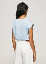žene zaljev bloom basic majica s logom Pepe Jeans JZ8H448 - Slika 4