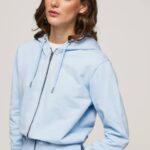žene zaljev džemper s kapuljačom i patentnim zatvaračem Pepe Jeans JZ8H270