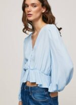 žene zaljev skraćeni top s v-izrezom Pepe Jeans JZ8H326 - Slika 3