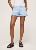 žene zaljev standardne pamučne kratke hlače Pepe Jeans JZ8H527 - Slika 2