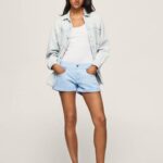 žene zaljev standardne pamučne kratke hlače Pepe Jeans JZ8H527