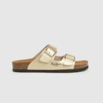 žene zlatni oban claic anatomske sandale Pepe Jeans JZ8H674